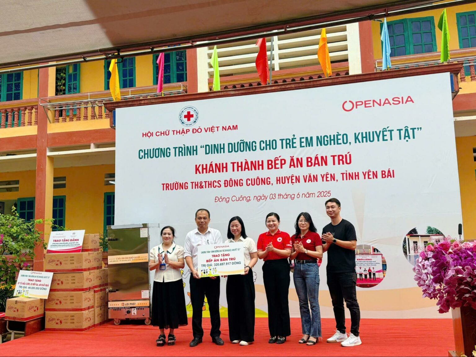 OPENASIA GROUP BRINGS HOPE WITH NEW BOARDING SCHOOL KITCHEN FOR STUDENTS AFFECTED BY TYPHOON YAGI 2024